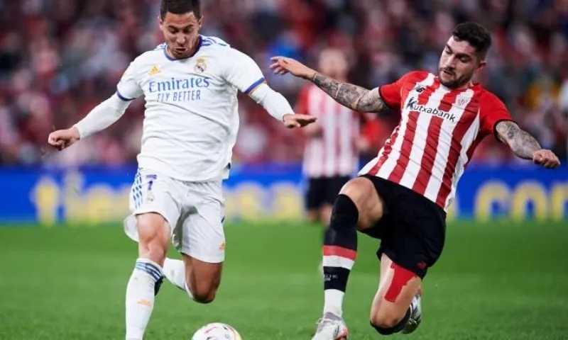 Thứ hạng của Real Madrid gặp Athletic Bilbao từ trước đến nay như thế nào?